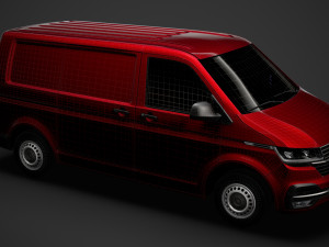 volkswagen transporter van l1h1 t61 2020 Modelo 3D
