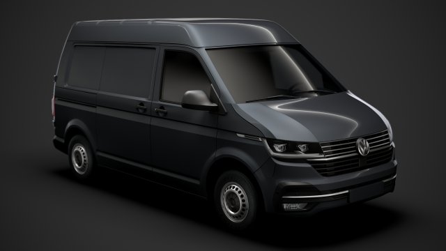 volkswagen transporter van l1h2 t61 2020 3D मॉडल .c4d .max .obj .3ds .fbx .stl .blend 