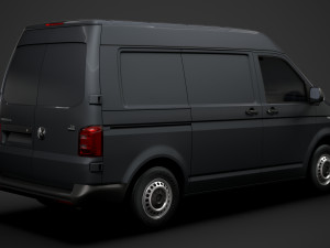volkswagen transporter van l1h2 t61 2020 3D मॉडल