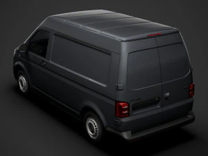 volkswagen transporter van l1h2 t61 2020 3D Model