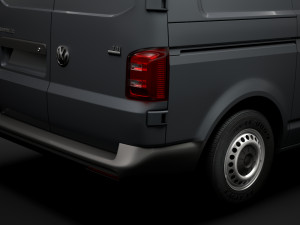 volkswagen transporter van l1h2 t61 2020 3D मॉडल