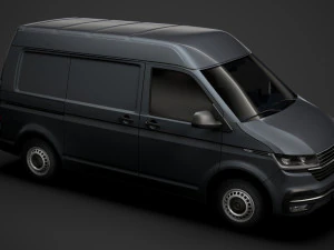 volkswagen transporter van l1h2 t61 2020 3D Model