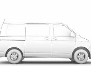 volkswagen transporter van l1h2 t61 2020 3D Model