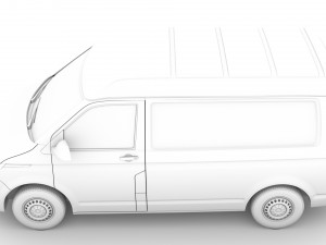 volkswagen transporter van l1h2 t61 2020 3D मॉडल