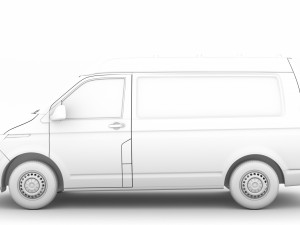 volkswagen transporter van l1h2 t61 2020 3D मॉडल