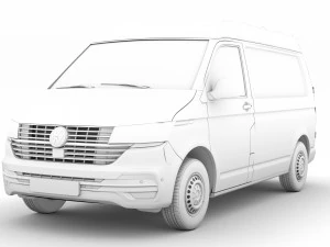 volkswagen transporter van l1h2 t61 2020 3D Model