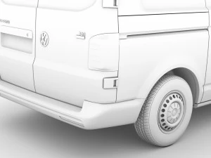 volkswagen transporter van l1h2 t61 2020 3D Model