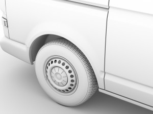 volkswagen transporter van l1h2 t61 2020 3D मॉडल