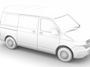 volkswagen transporter van l1h2 t61 2020 3D Model