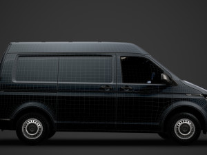 volkswagen transporter van l1h2 t61 2020 3D मॉडल