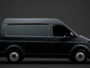 volkswagen transporter van l1h2 t61 2020 3D Model