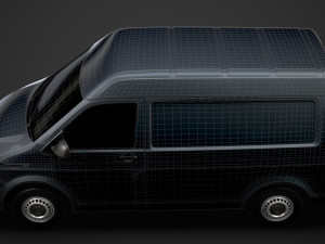 volkswagen transporter van l1h2 t61 2020 3D मॉडल