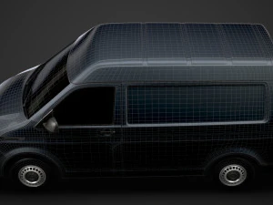 volkswagen transporter van l1h2 t61 2020 3D Model