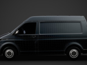 volkswagen transporter van l1h2 t61 2020 3D मॉडल