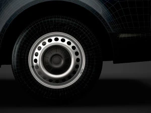 volkswagen transporter van l1h2 t61 2020 3D Model