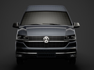volkswagen transporter van l1h2 t61 2020 3D मॉडल