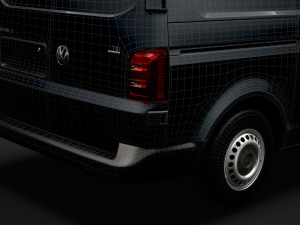 volkswagen transporter van l1h2 t61 2020 3D मॉडल