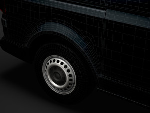 volkswagen transporter van l1h2 t61 2020 3D मॉडल