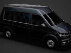 volkswagen transporter van l1h2 t61 2020 3D मॉडल