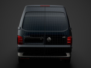 volkswagen transporter van l1h2 t61 2020 3D मॉडल