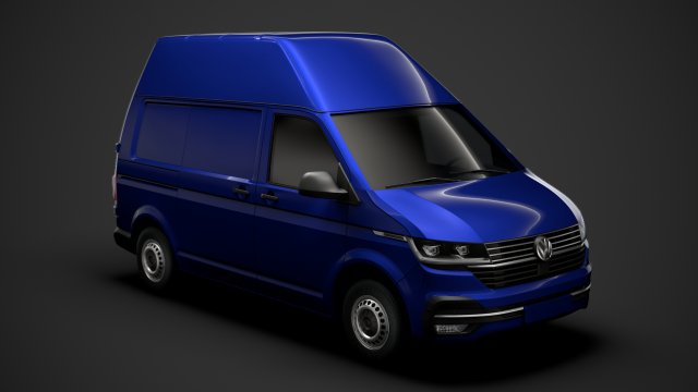 volkswagen transporter van l1h3 t61 2020 Modelo 3D .c4d .max .obj .3ds .fbx .stl .blend 