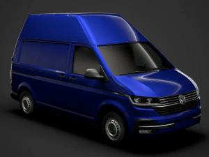volkswagen trasportatore furgone l1h3 t61 2020 Modello 3D
