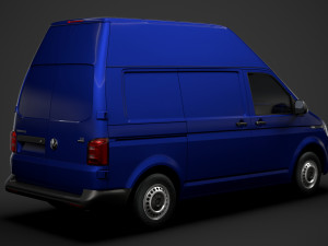 volkswagen transporter van l1h3 t61 2020 Modelo 3D