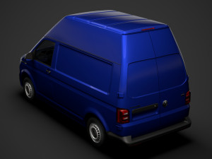 volkswagen transporter van l1h3 t61 2020 Modelo 3D
