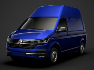 volkswagen transporter van l1h3 t61 2020 Modelo 3D