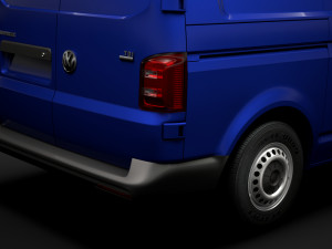 volkswagen transporter van l1h3 t61 2020 Modelo 3D