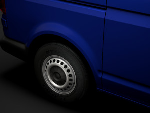 volkswagen transporter van l1h3 t61 2020 Modelo 3D