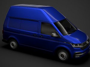 volkswagen transporter van l1h3 t61 2020 Modelo 3D