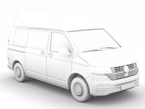 volkswagen transporter van l1h3 t61 2020 Modelo 3D