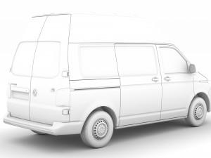 volkswagen transporter van l1h3 t61 2020 Modelo 3D