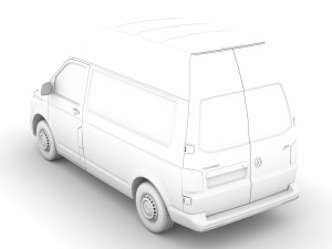 volkswagen transporter van l1h3 t61 2020 Modelo 3D