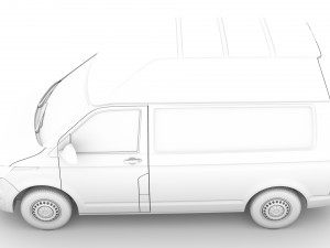 volkswagen transporter van l1h3 t61 2020 Modelo 3D