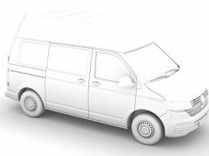 volkswagen transporter van l1h3 t61 2020 Modelo 3D