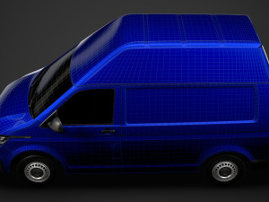 volkswagen transporter van l1h3 t61 2020 Modelo 3D