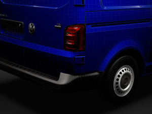 volkswagen transporter van l1h3 t61 2020 Modelo 3D