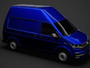volkswagen transporter van l1h3 t61 2020 Modelo 3D