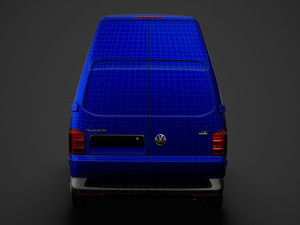 volkswagen transporter van l1h3 t61 2020 Modelo 3D