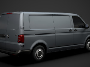 volkswagen transporter van l2h1 t61 2020 3D 모델