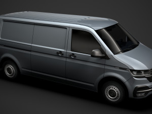 volkswagen transporter van l2h1 t61 2020 3D 모델