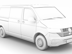 volkswagen transporter van l2h1 t61 2020 3D 모델