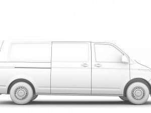 volkswagen transporter van l2h1 t61 2020 3D 모델