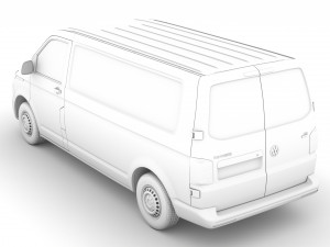 volkswagen transporter van l2h1 t61 2020 3D 모델