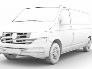 volkswagen transporter van l2h1 t61 2020 3D 모델