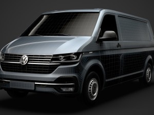 volkswagen transporter van l2h1 t61 2020 3D 모델