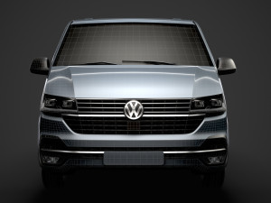 volkswagen transporter van l2h1 t61 2020 3D 모델