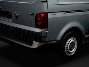 volkswagen transporter van l2h1 t61 2020 3D 모델